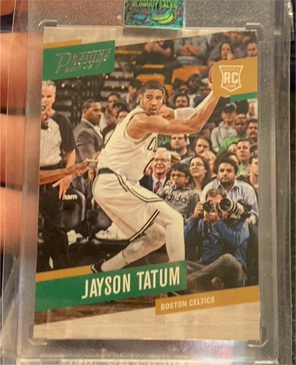 2017-18 Panini Prestige #153 Jayson Tatum RC — front
