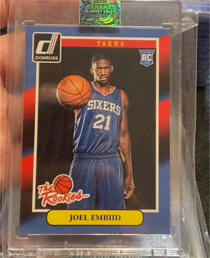 2014-15 Panini Donruss The Rookies #3 Joel Embiid — front
