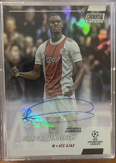 2021-22 Topps Stadium Club Chrome UEFA #CA-RG Ryan Gravenberch — front
