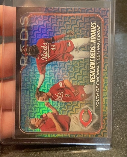 2024 Topps #133 Elly De La Cruz Resilient Reds Rookies — front