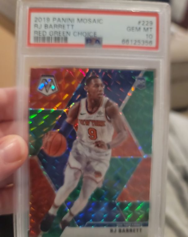2019 Panini Mosaic #229 RJ Barrett — front