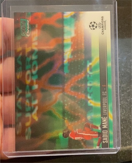 2021-22 Topps Stadium Club Chrome UEFA #7 Sadio Mane — front
