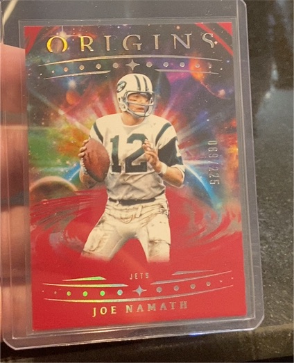 2025 Panini Origins #68 Joe Namath — front