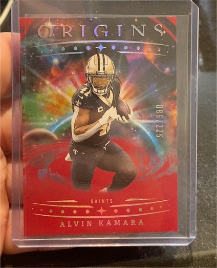 2025 Panini Origins #22 Alvin Kamara — front