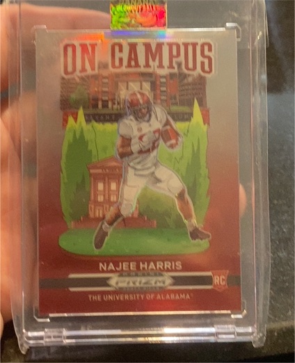 2021 Panini Prizm Draft Picks On Campus #OC-NH Najee Harris — front