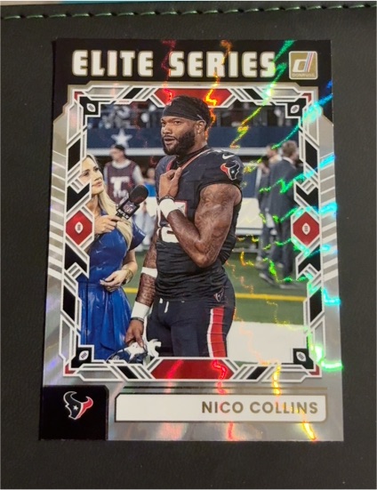2025 Panini Donruss Elite Series #TES-NCO Nico Collins — front