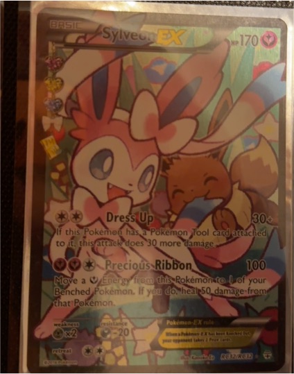 2016 Pokémon Generations Radiant Collection #RC32 Sylveon EX — front