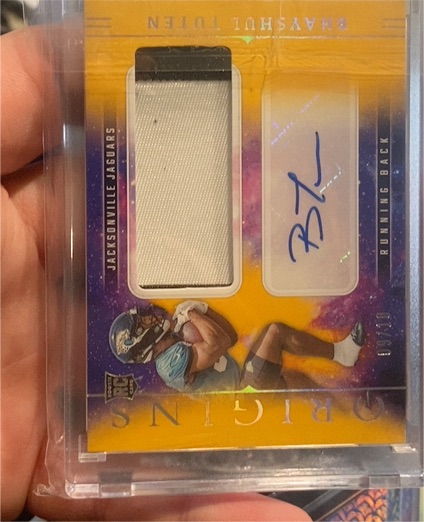 2025 Panini Origins #RJJ-BHT Bhayshul Tuten — front