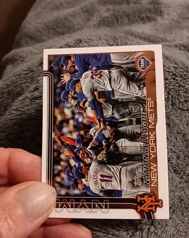 2025 Topps Series 2 #553 New York Mets Team — front