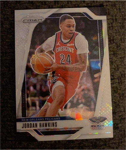 2024-25 Panini Prizm #48 Jordan Hawkins — front