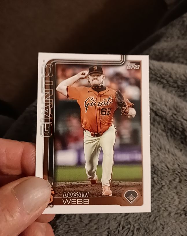 2025 Topps Series 1 #242 Logan Webb — front