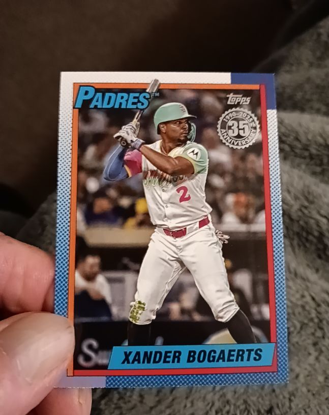 2025 Topps Series 2 1990 Topps #90B2-18 Xander Bogaerts — front