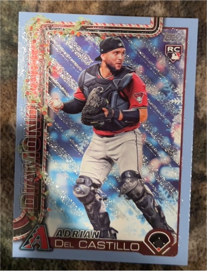 2025 Topps Holiday #H181 Adrian Del Castillo — front