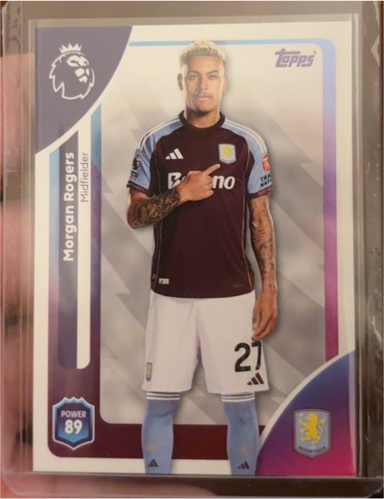 2025-26 Topps Premier League #30 Morgan Rogers — front