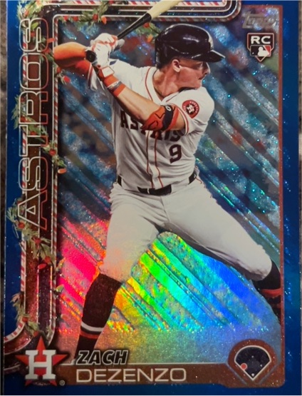 2025 Topps Holiday #H162 Zach Dezenzo — front