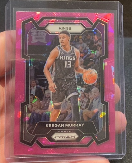 2023-24 Panini Prizm #7 Keegan Murray — front