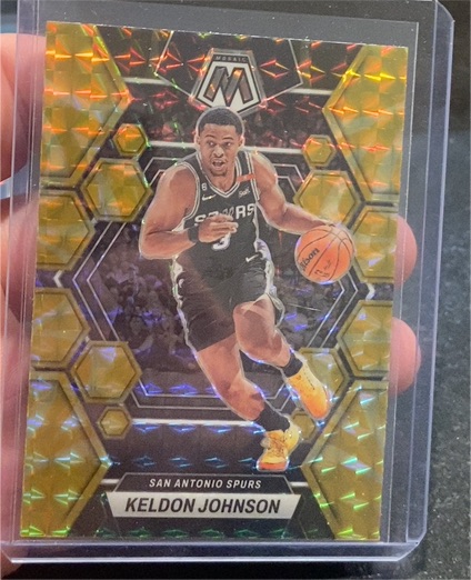 2022-23 Panini Mosaic #179 Keldon Johnson — front