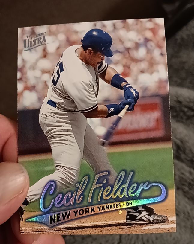 1997 Fleer Ultra Cecil Fielder #? New York Yankees — front