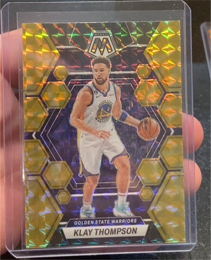 2022-23 Panini Mosaic #34 Klay Thompson — front