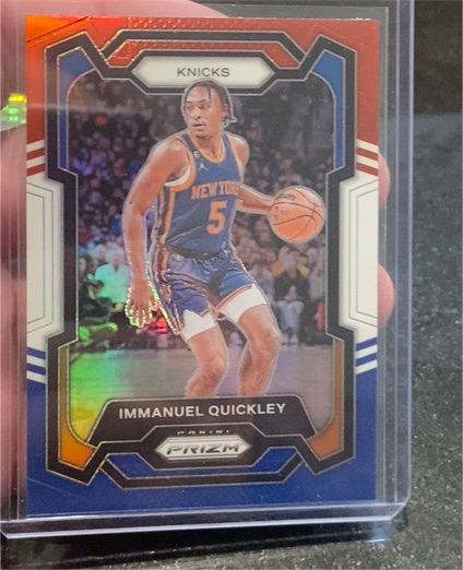 2023-24 Panini Prizm #33 Immanuel Quickley — front