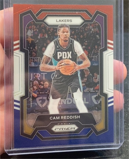 2023-24 Panini Prizm #230 Cam Reddish — front
