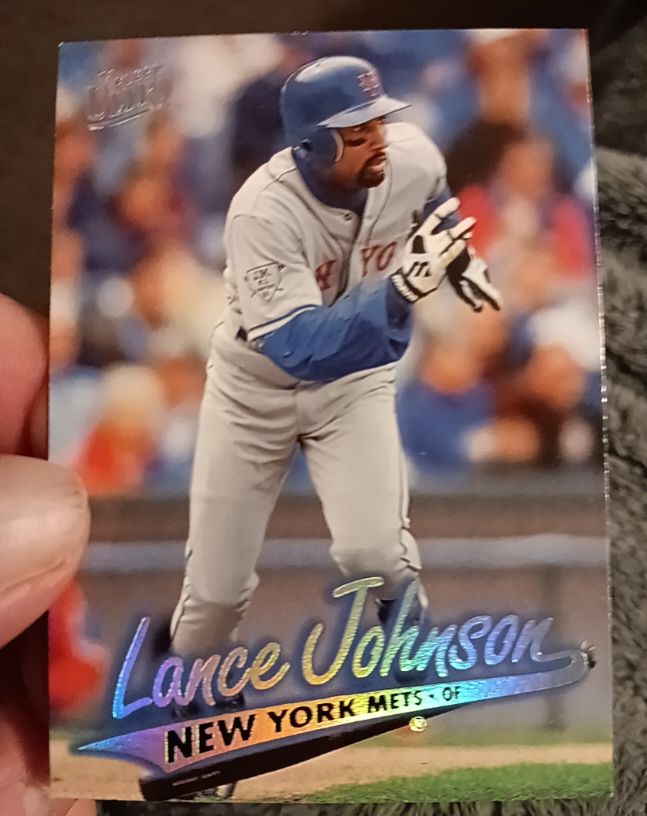 1997 Fleer Ultra #242 Lance Johnson — front