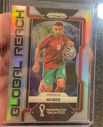 2022 Panini Prizm FIFA World Cup Qatar Global Reach #24 Munir — front