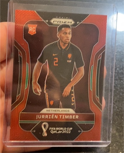 2022 Panini Prizm FIFA World Cup Qatar #156 Jurrien Timber — front