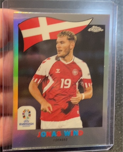 2024 Topps Chrome UEFA Euro #TC-7 Jonas Wind — front