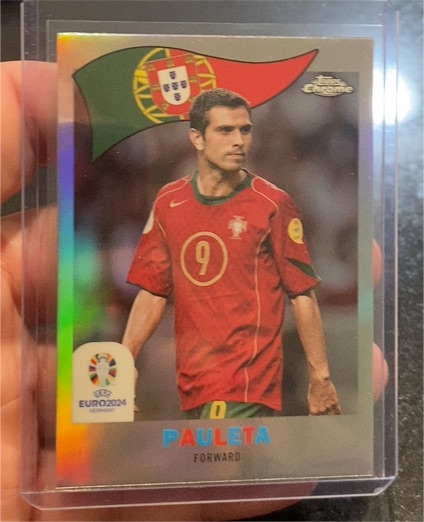2024 Topps Chrome UEFA Euro #TC-25 Pauleta — front