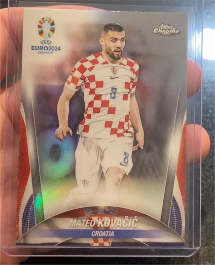 2024 Topps Chrome UEFA Euro #62 Mateo Kovačić — front