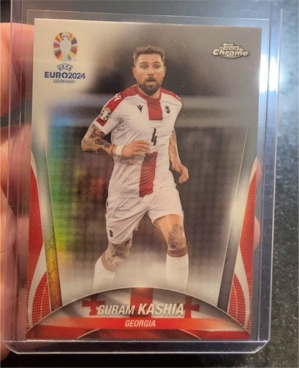 2024 Topps Chrome UEFA Euro #58 Guram Kashia — front