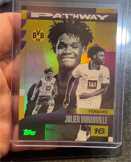 2024 Topps Pathway #16 Julien Duranville — front