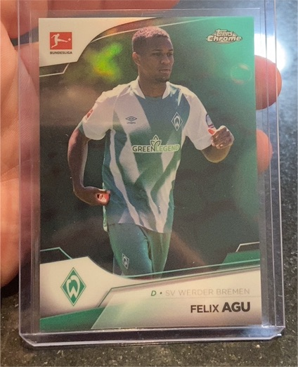 2022-23 Topps Chrome Bundesliga #22 Felix Agu — front