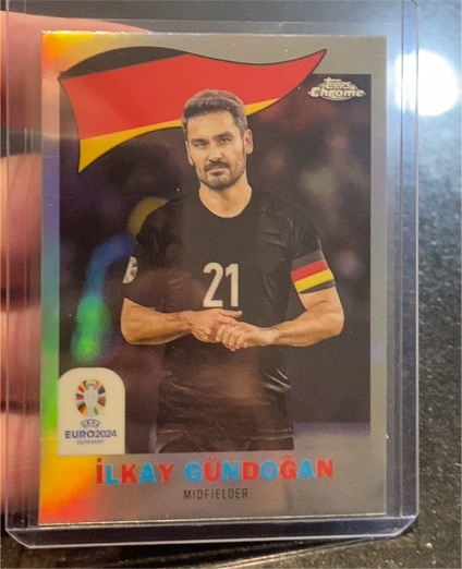 2024 Topps Chrome UEFA Euro #TC-19 Ilkay Gündoğan — front