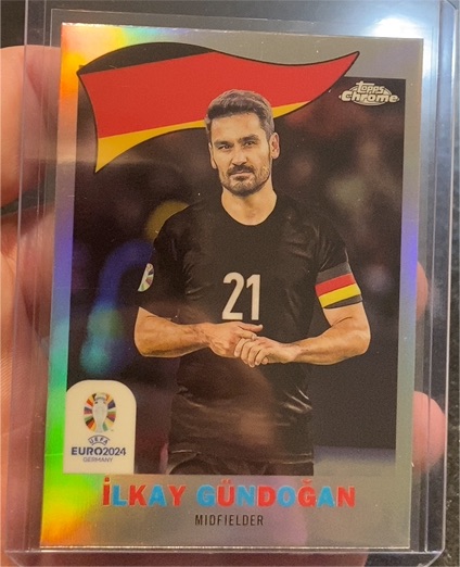 2024 Topps Chrome UEFA Euro #TC-19 Ilkay Gundogan — front