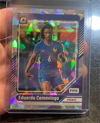 2024-25 Panini Donruss Optic #102 Eduardo Camavinga — front