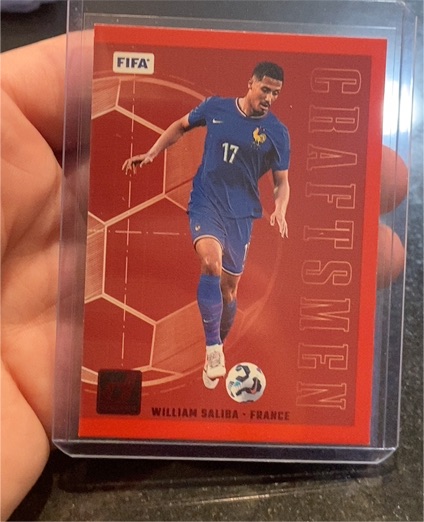 2024-25 Panini Donruss #10 William Saliba Craftsmen Red — front