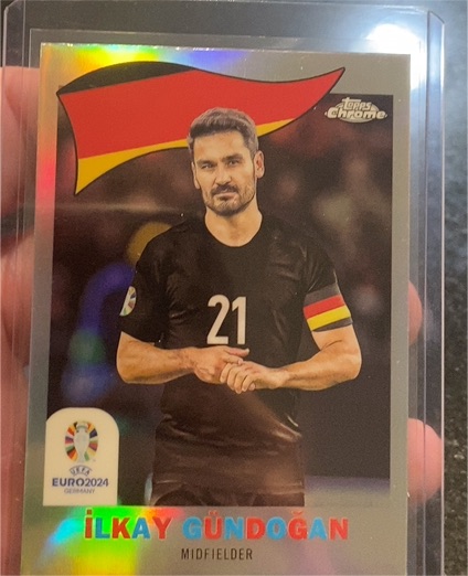 2024 Topps Chrome UEFA Euro #TC-19 İlkay Gündoğan — front