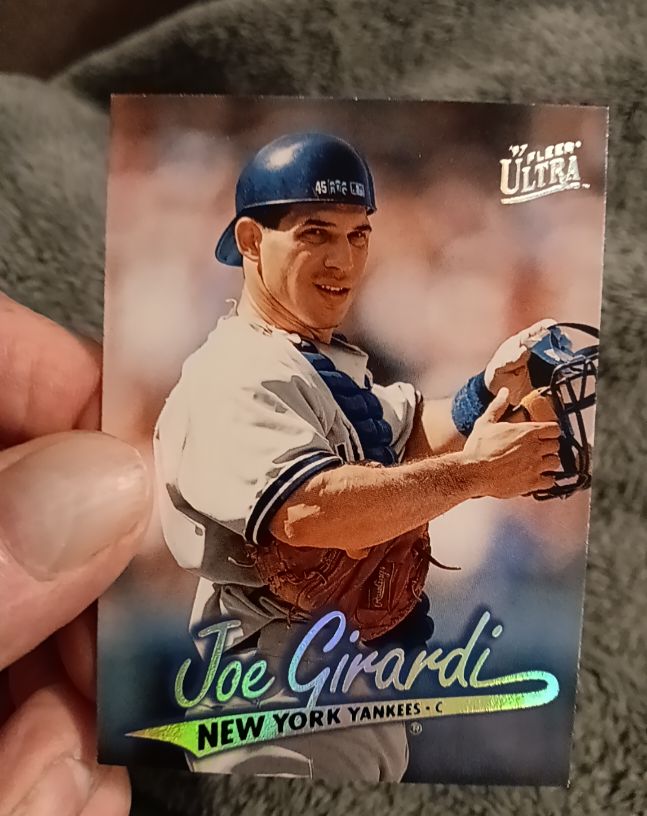 1997 Fleer Ultra #97 Joe Girardi — front