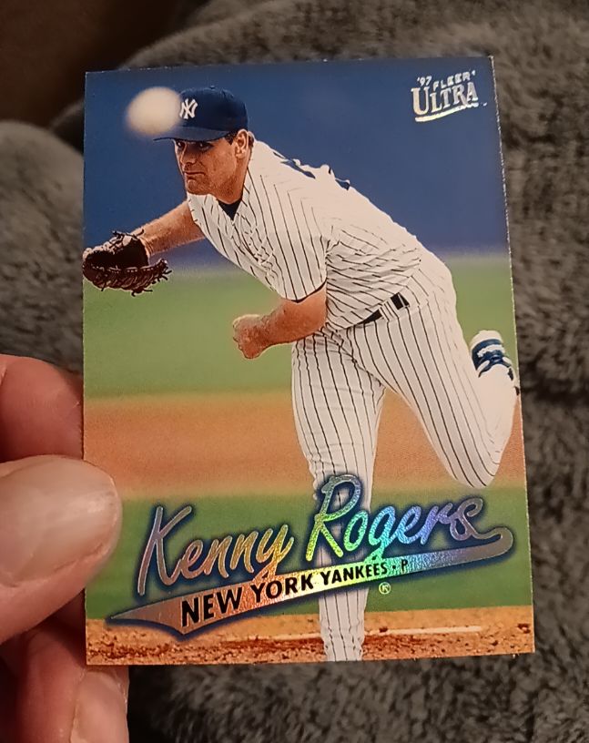1997 Fleer Ultra Kenny Rogers New York Yankees — front