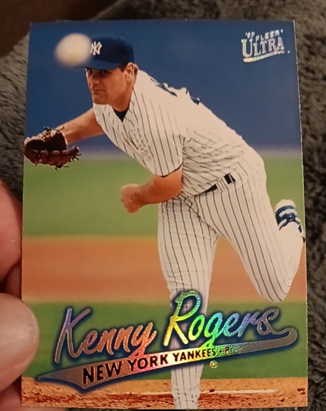 1997 Fleer Ultra #105 Kenny Rogers — front
