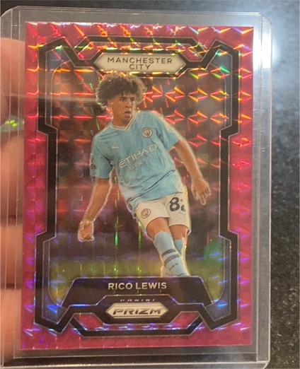 2023-24 Panini Prizm Premier League #9 Rico Lewis — front