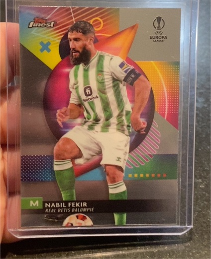 2023-24 Topps Finest UEFA Club Competitions #137 Nabil Fekir — front