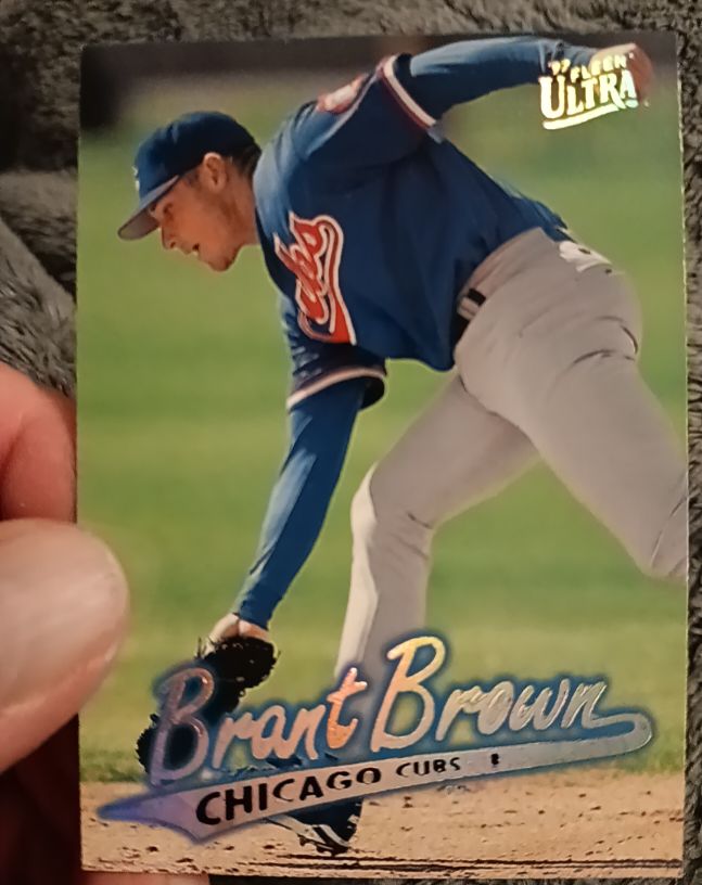 1997 Fleer Ultra #163 Brant Brown — front