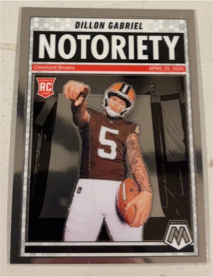 2025 Panini Mosaic #19 Dillon Gabriel Notoriety — front