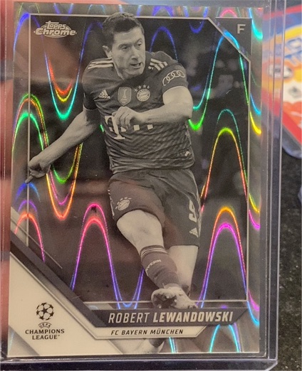 2021-22 Topps Chrome UEFA Champions League #123 Robert Lewandowski — front