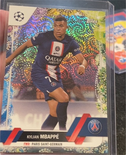 2022-23 Topps UEFA Club Competitions #100 Kylian Mbappé — front