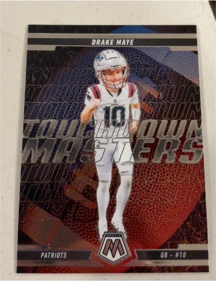 2025 Panini Mosaic Touchdown Masters #9 Drake Maye — front