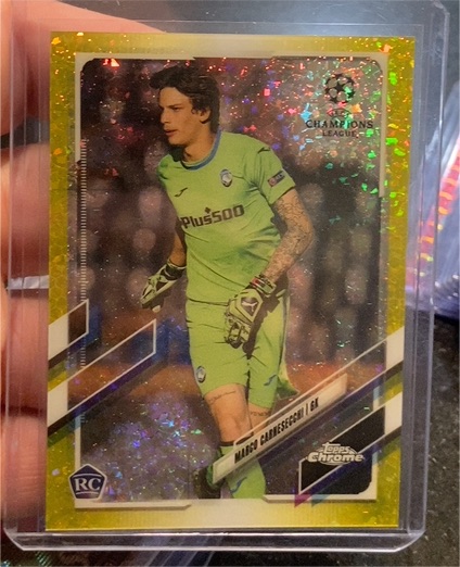 2020-21 Topps Chrome UEFA Champions League #86 Marco Carnesecchi — front